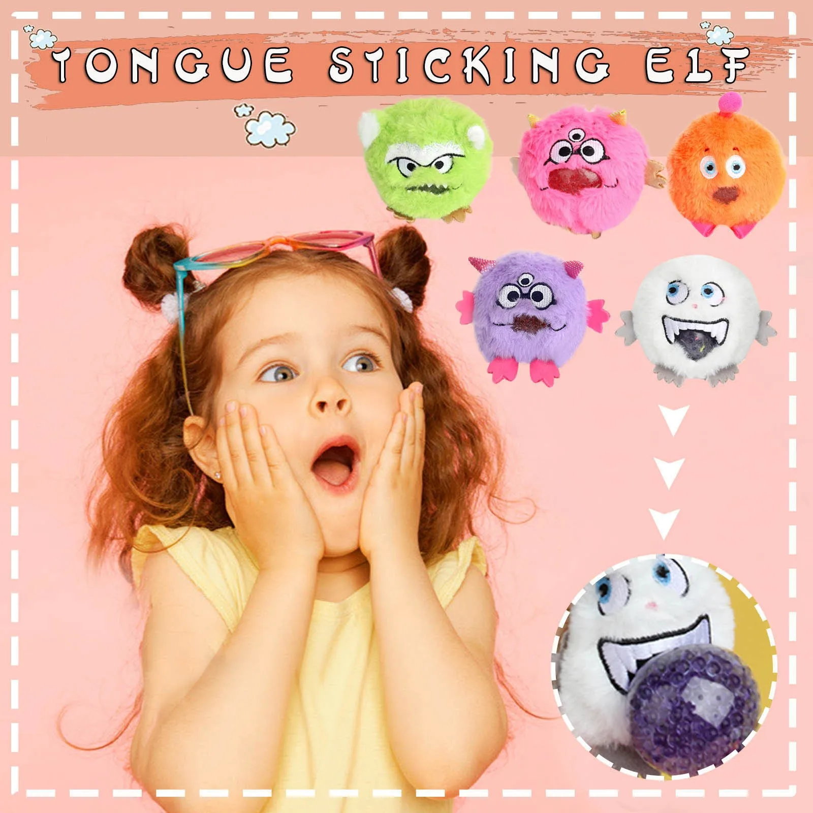 

Cute Plush Vent Ball Small Animal Pinch Decompression Ball Cartoon Cute Soft Animal Festival Gift For Girls 5ml Squeeze Toys