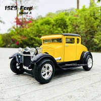 maisto 124 new 1929 ford model a yellow alloy car model crafts decoration collection toy tools gift die cast alloy car model