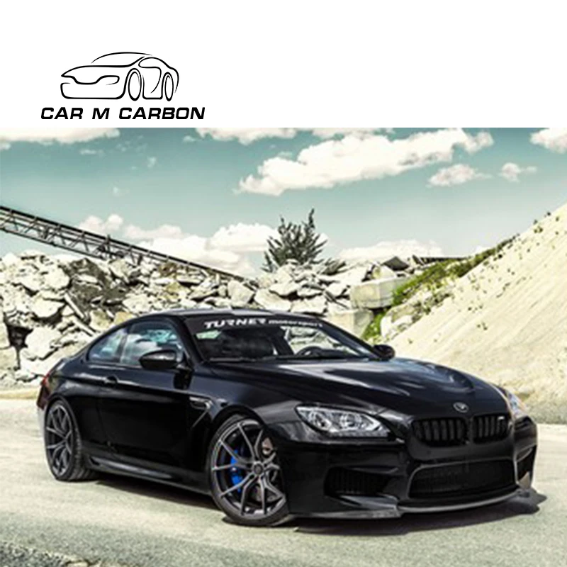 

M6 carbon fiber parts fit for 6 series 2014y~ F12 F13 M6 V-style carbon fiber front lip F12 diffuser
