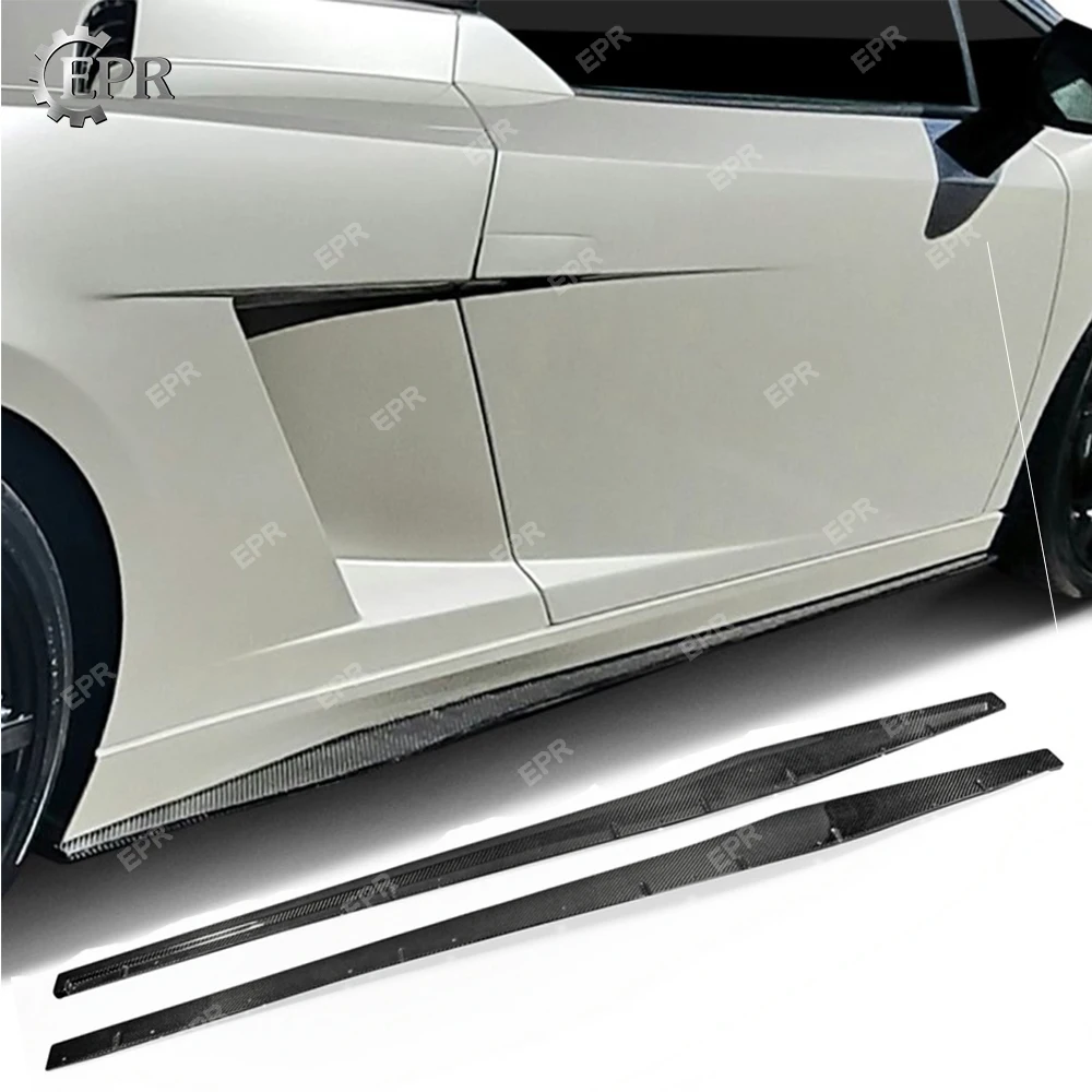 Углеродная боковая юбка для LAMBORGHINI LP550 LP560 LP570 Superleggera нижняя панель комплект