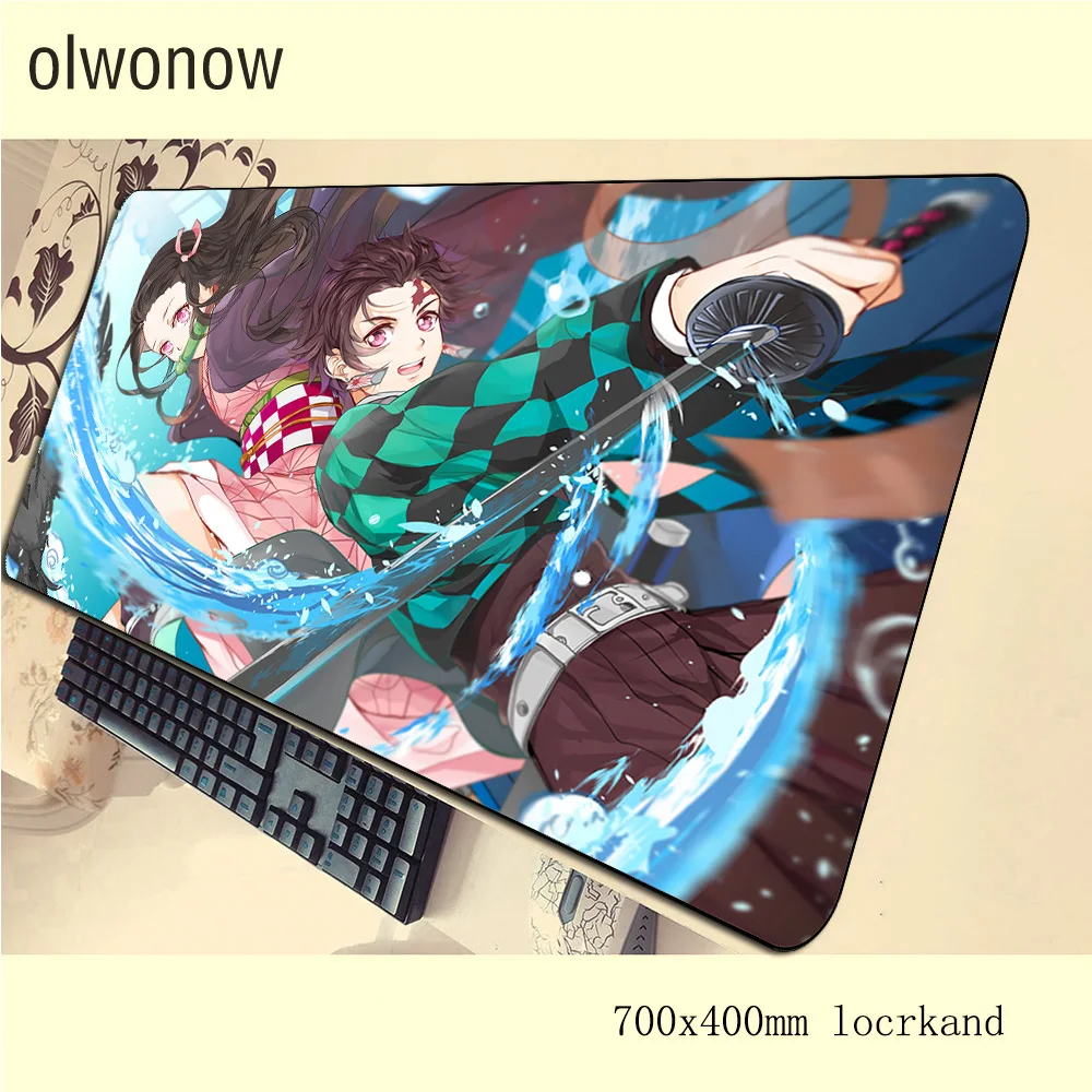 Kimetsu no Yaiba коврик для мыши Новое поступление компьютерный 70x40 см игровой Большой 3d