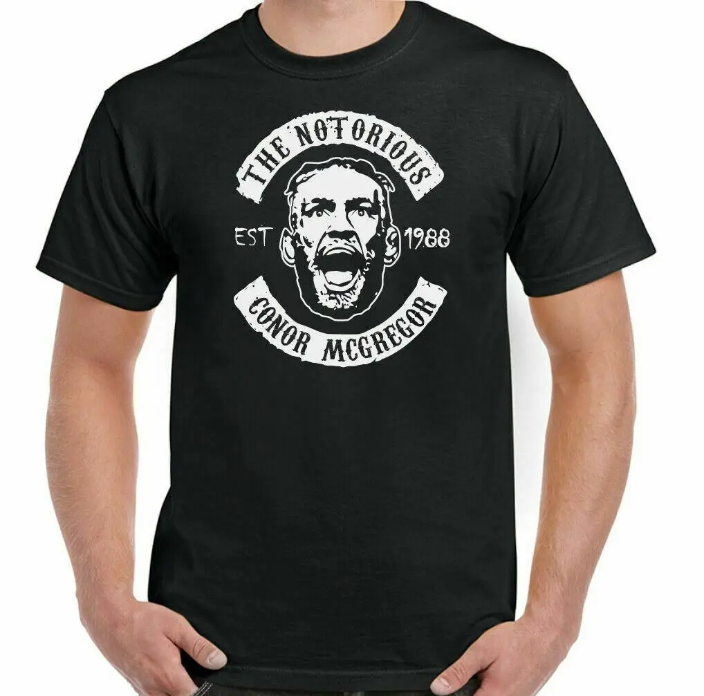 

CONOR MCGREGOR T-SHIRT Notorious MMA Training Top Mixed Martial Arts Gym