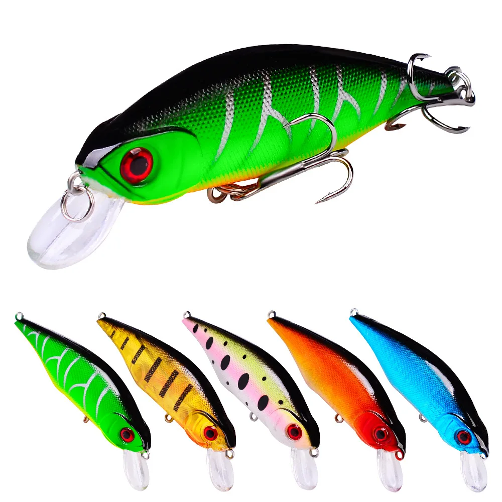

Minnow Luya Bait 12g/9.5cm 5-color Plastic Bionic Fake Bait Hard Bait Fishing Accessories