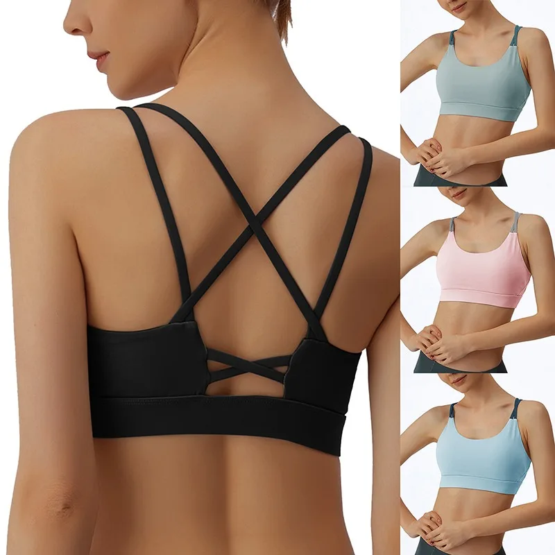 

Women Sport Bra Seamless Yoga Bra Gym Fitness Crop Top Push Up Brassiere Breathable Bralette Fitness Running Vest Underwear
