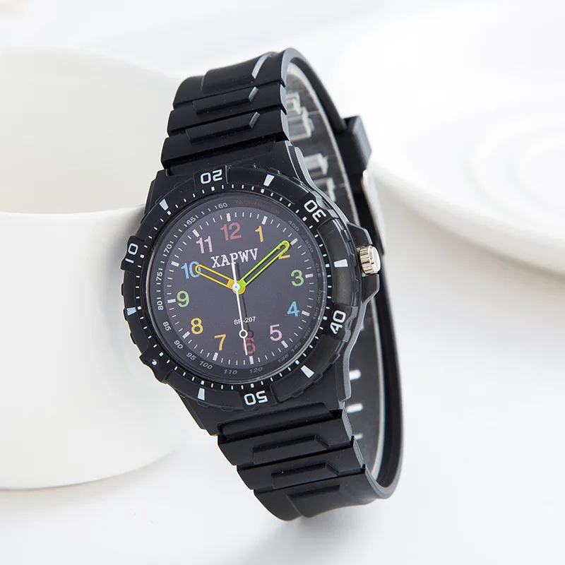 Модные детские часы Fashionmonger Xapwv с силиконовым цветным циферблатом Новые