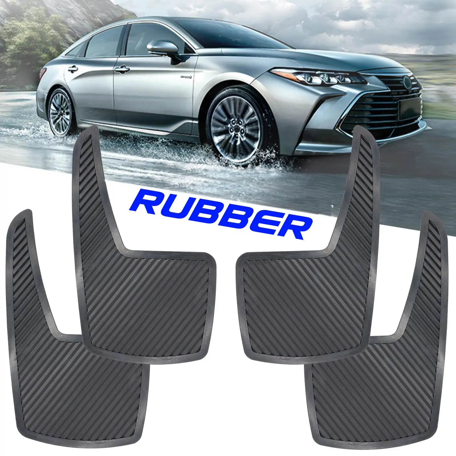 4 шт. универсальные резиновые Брызговики для Peugeot FIAT Citroen AUDI KIA Buick Renault Ford Mazda 2 3 5 |