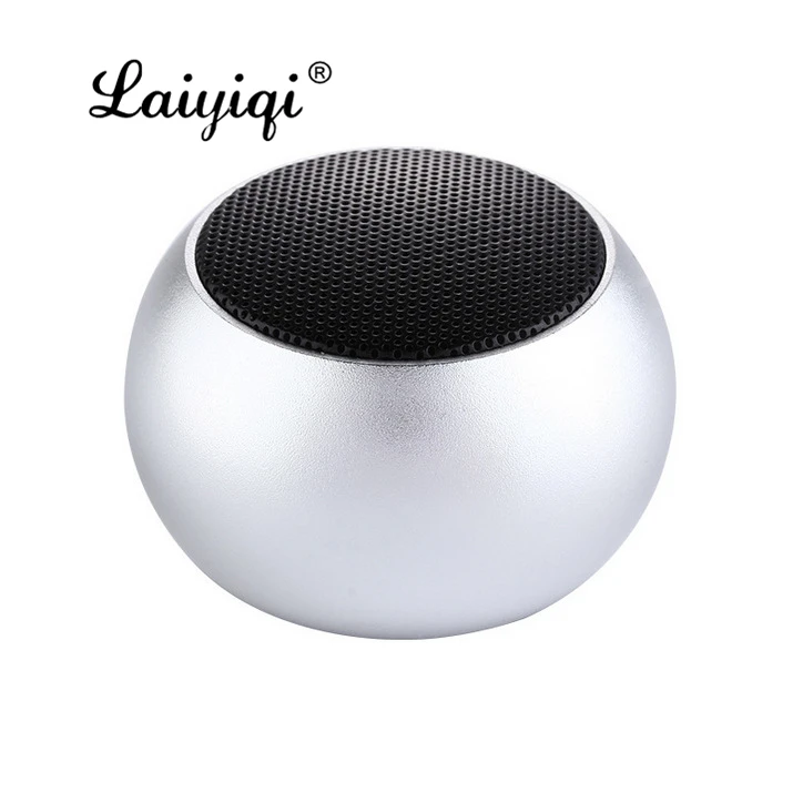 

Laiyiqi 2023 mini boom box Metal texture Bluetooth speakers Intelligent active BT subwoofer car caixa som portatil tn sky dia