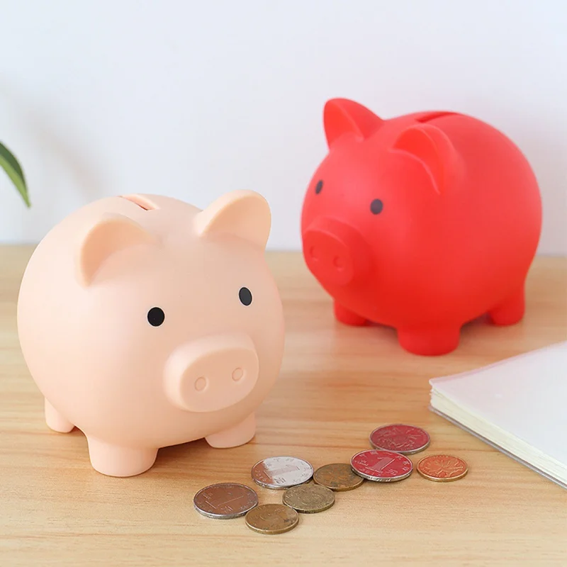 Мультфильм поросенок копилка монеты коробка для хранения детская игрушка