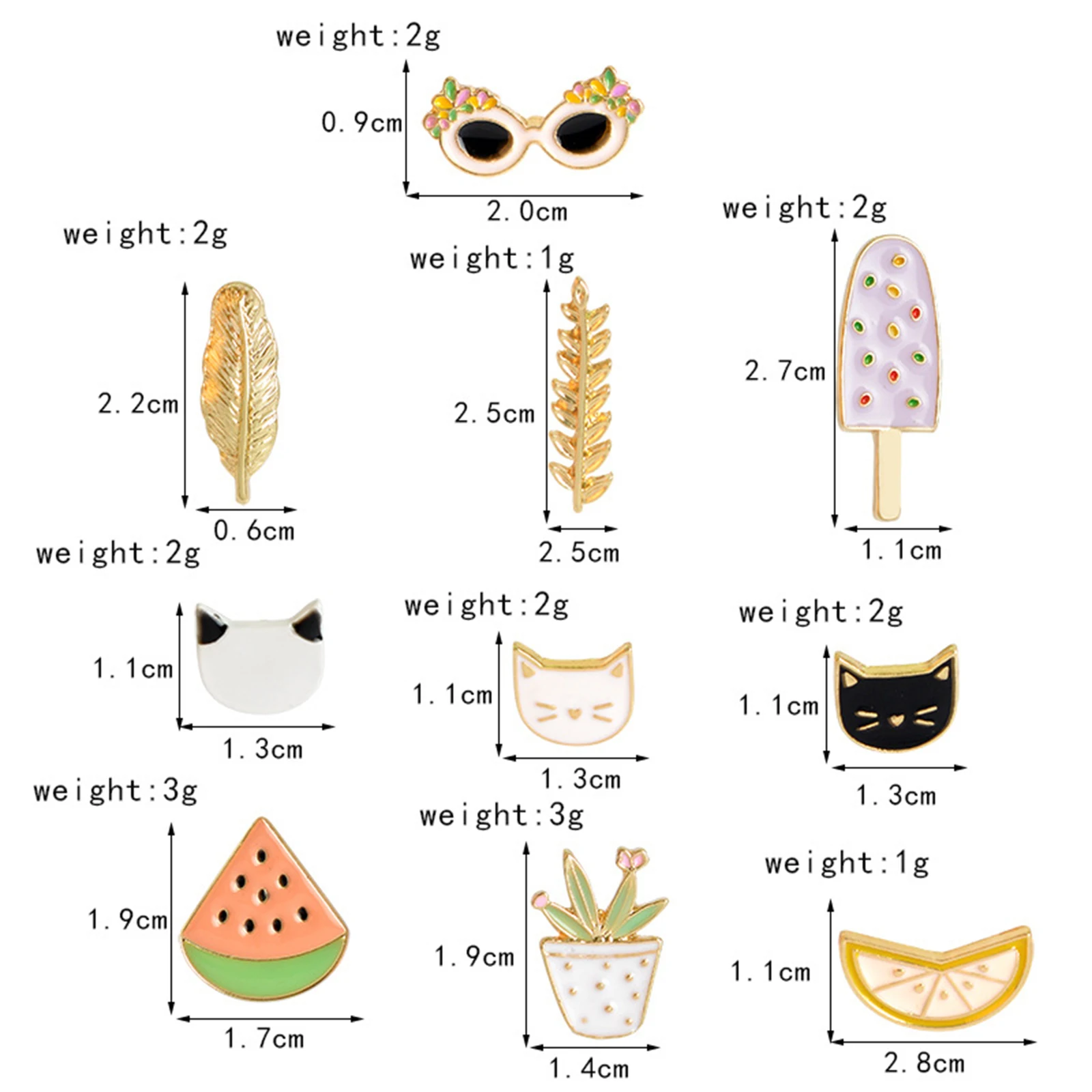 Интересные комбинированный штифт Броши с эмалью значки милые подарки для друзей
