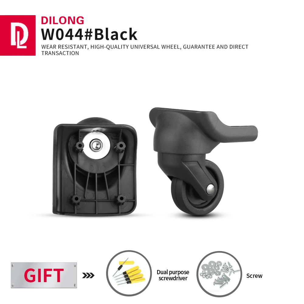 DILONG Ai Hua Shi Trolley luggage wheel universal accessories mute travel replacement pulley | Багаж и сумки