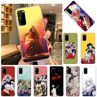 inuyasha anime silicone soft tpu phone case for samsung s21 fe s20 ultra note20 note 10 pro 9 8 s10 lite s10e s9 plus cover
