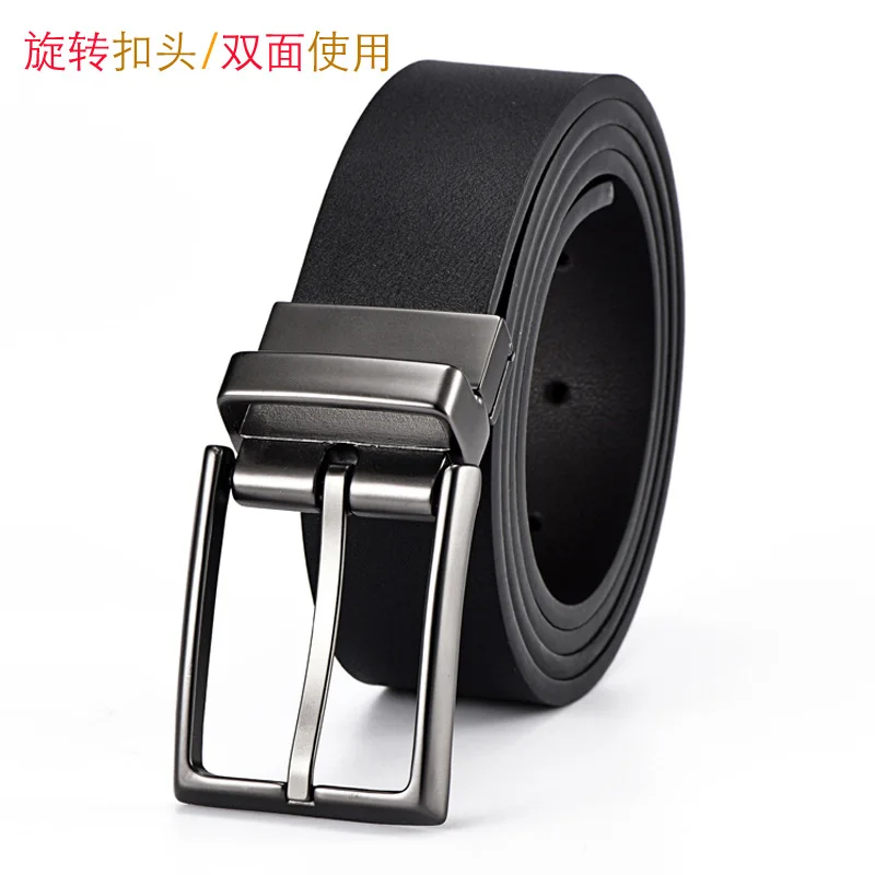 

2019 new fashion mens belt luxury brand designer high quality cow genuine leather waist strap chain male buckle belts for men