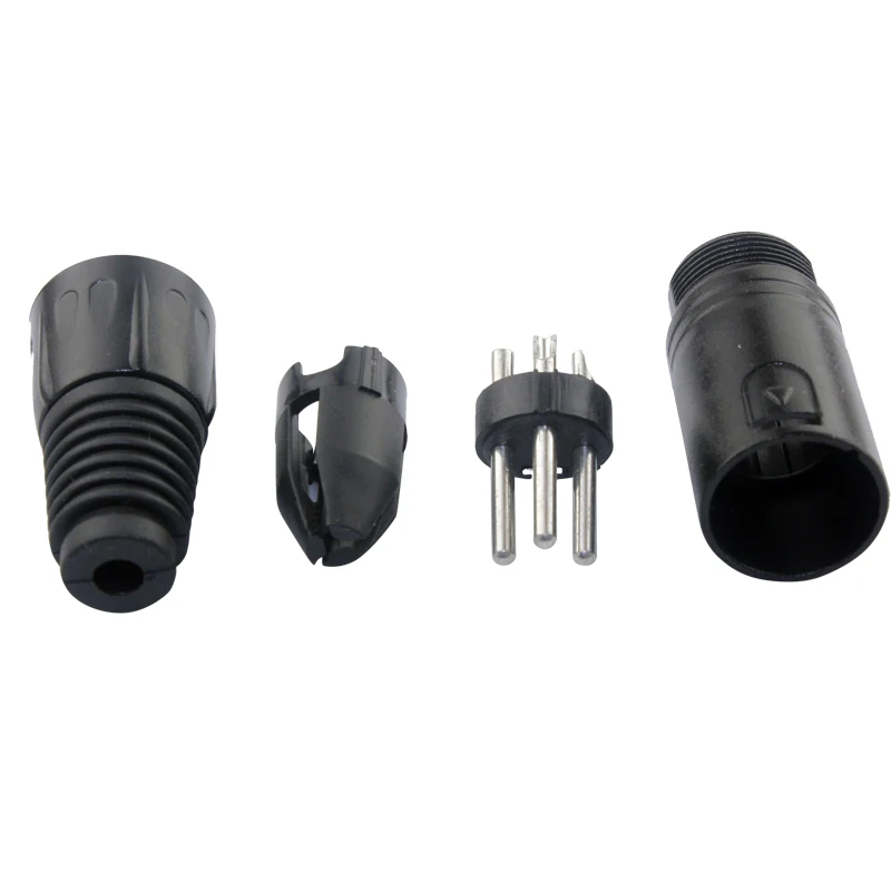 3-контактный XLR микрофон аудио кабель Разъемы пушка кабельные наконечники 1 шт. |