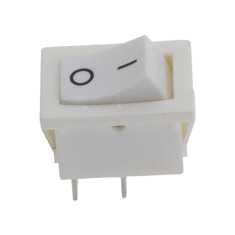 3 шт. 2pins ON/OFF SPST мини переключатель для лодки белый 6A/250VAC 10A/125VAC приборная панель