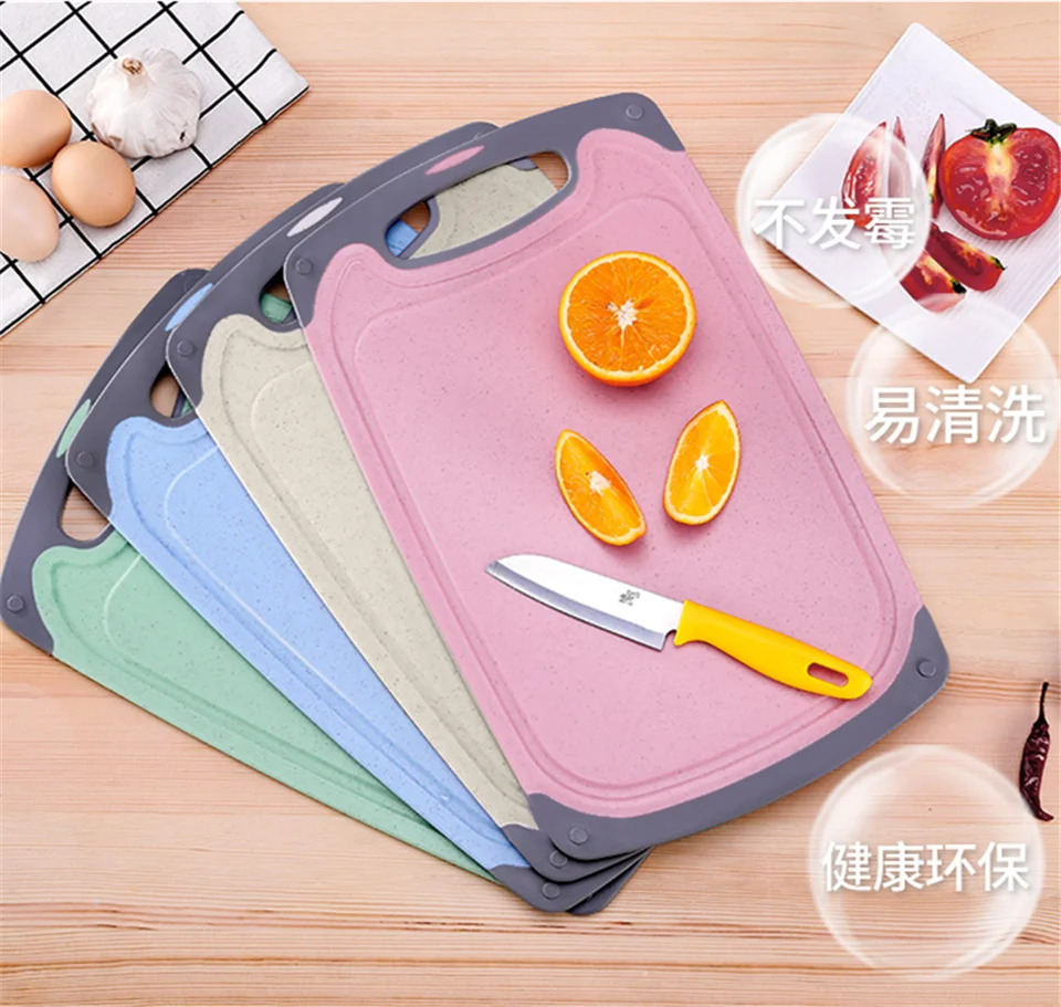 Нескользящая разделочная доска из пшеничной соломы экологически ПП для еды