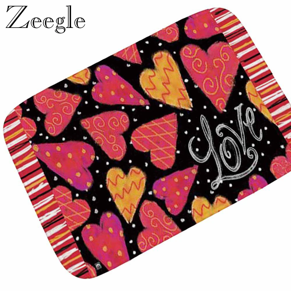 Zeegle Коврик для двери Противоскользящий коврик ванной напольный прихожей