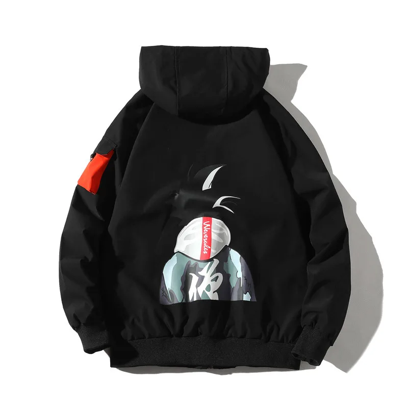 Куртка-бомбер мужская весенняя с цветочным принтом тонкая большого размера