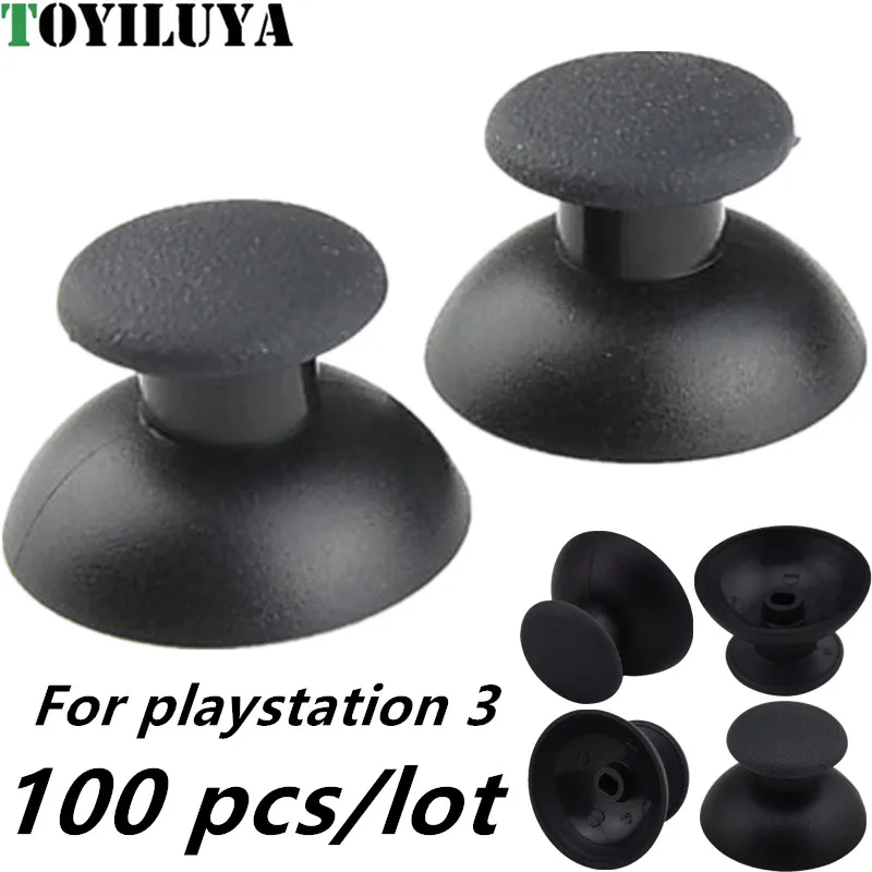 100 шт много запасных частей аналоговый джойстик колпачок для playstation 3 Dualshock