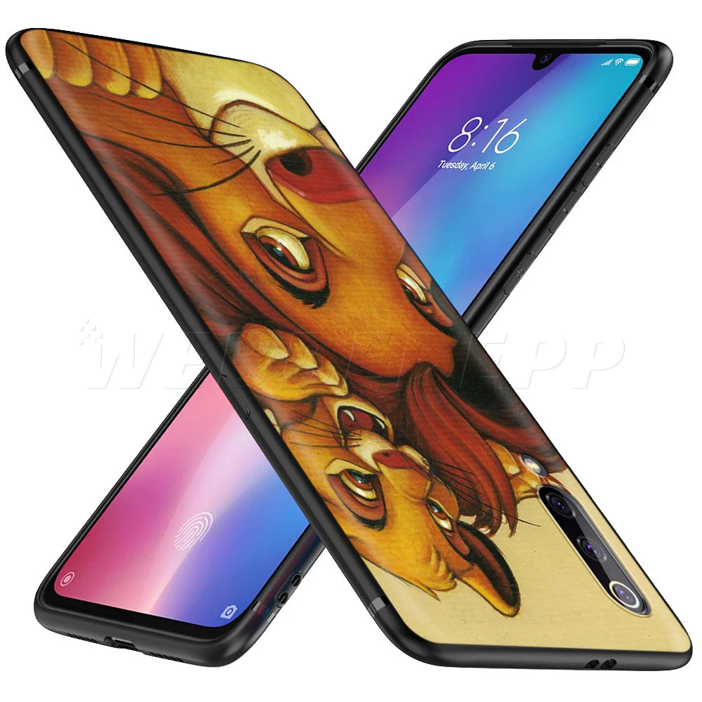Чехол Король Лев для Xiao mi Red mi Note 8 mi 3 6 8 9 A1 A2 A3 8A 6X9 T CC9 Lite SE Pro Max F1 10
