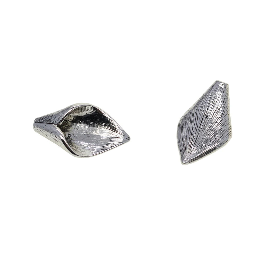 Набор из 20 античных серебряных бусин в стиле бохо с объемным изображением воды