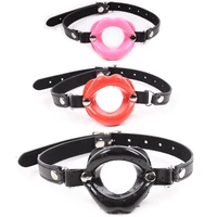 open mouth gag sex toys for woman couples silicone o ring mouth gag bdsm bondage restraints sex tools adult games erotic toy