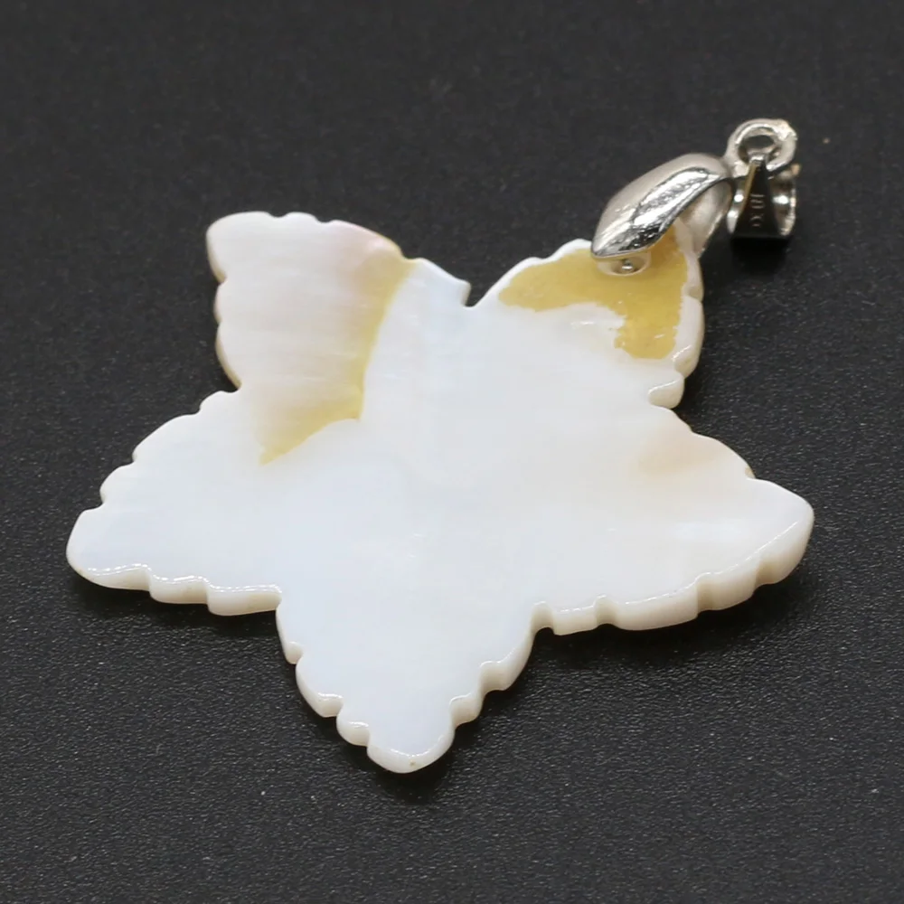 

Natural Beach Shell Pendant Flowers Shape Mother of Pearl Shell Charms Accessories DIY Necklace Jewelry Gifts Making Supplies