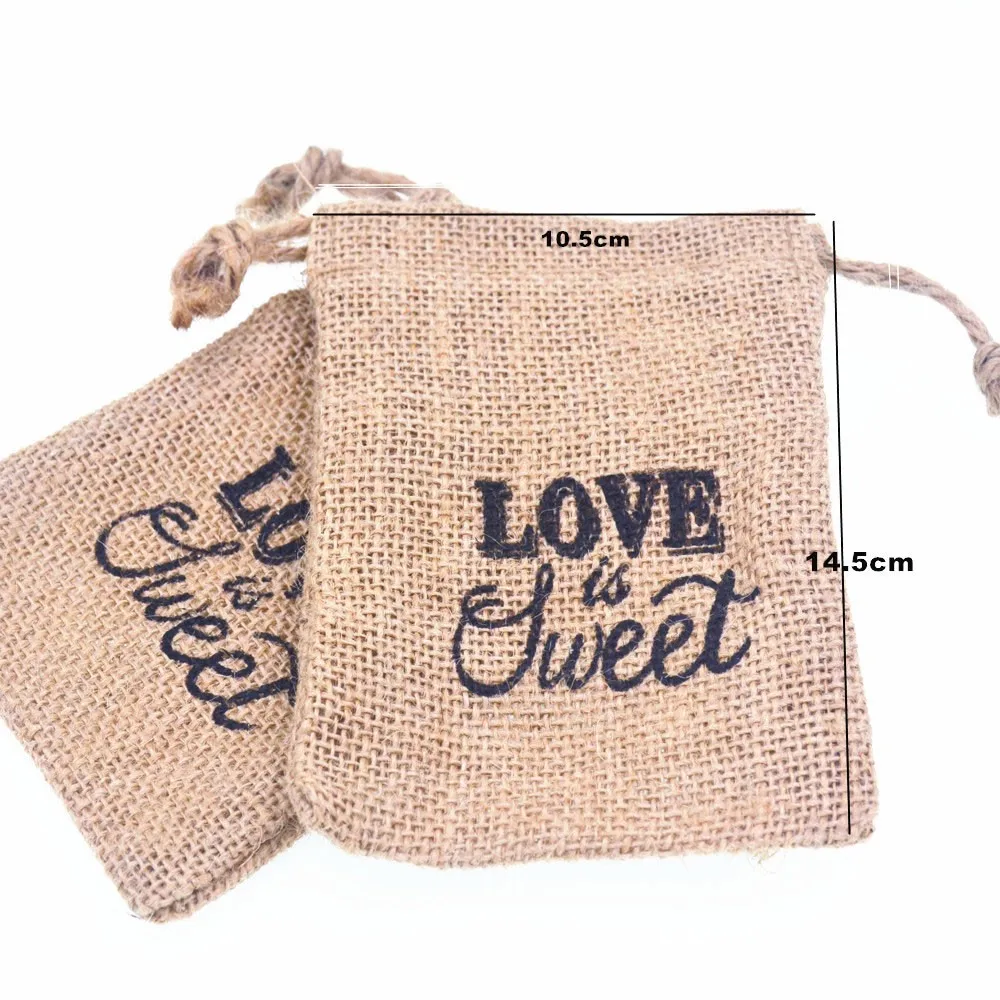 5 шт./компл. винтажная натуральная Льняная сумка с карманом в стиле ретро кофейная