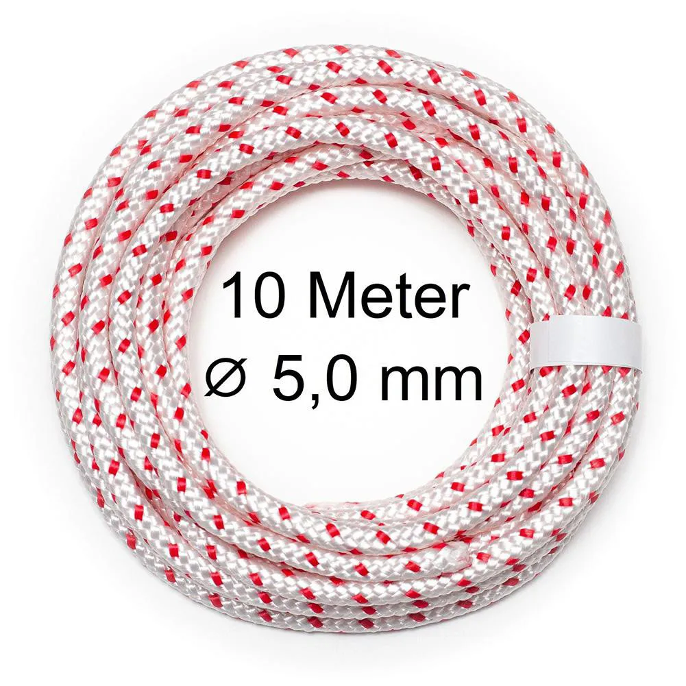 

Nylon Fiber Starter Rope Replacement 10mX5mm Accessories Chainsaw Construction