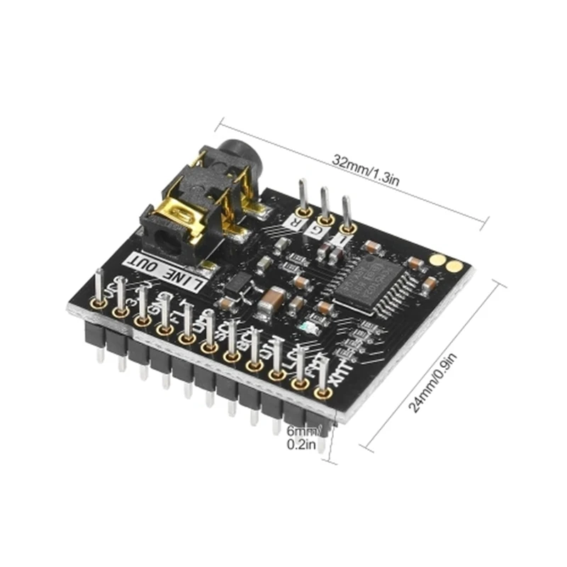 I2S PCM5102 DAC аудио декодер 32-битовая приставка модуль чем ES9023 PCM1794 для Raspberry Pi |