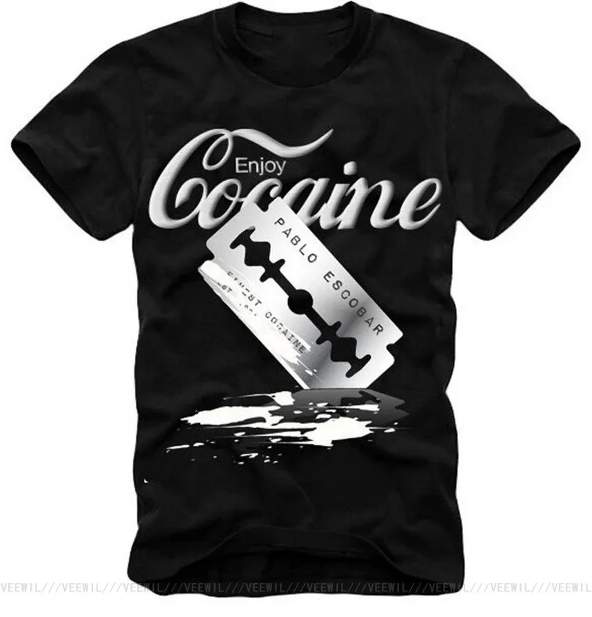 

T SHIRT PABLOS FINEST PABLO ESCOBAR BLOW Adults Casual Tee Tshirt