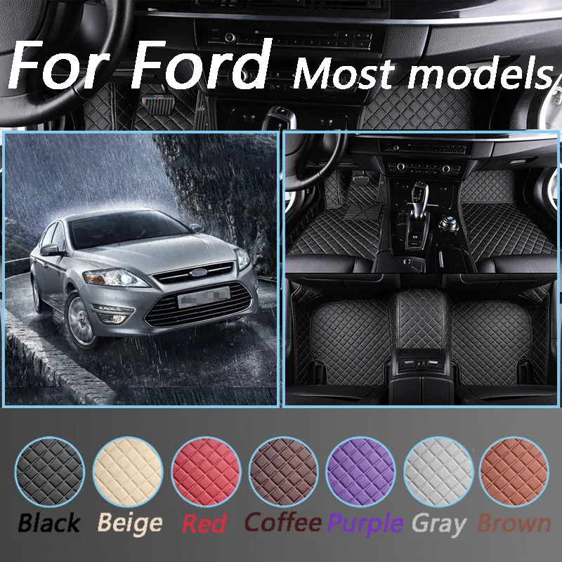 Автомобильные коврики на заказ для Ford all model focus explorer fiesta ecosport Everest Mustang edge Tourneo