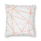 Мраморная Геометрическая розовая Золотая дизайнерская наволочка для подушки декоративная наволочка с абстрактным рисунком наволочка для гостиной