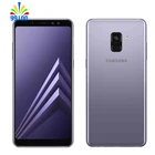 Восстановленный Оригинальный Samsung Galaxy A8 2018 A530F 5,6 дюйма 4 Гб + 32 ГБ однадве Sim-карты Octa Core 4G-LTE разблокированные сотовые телефоны