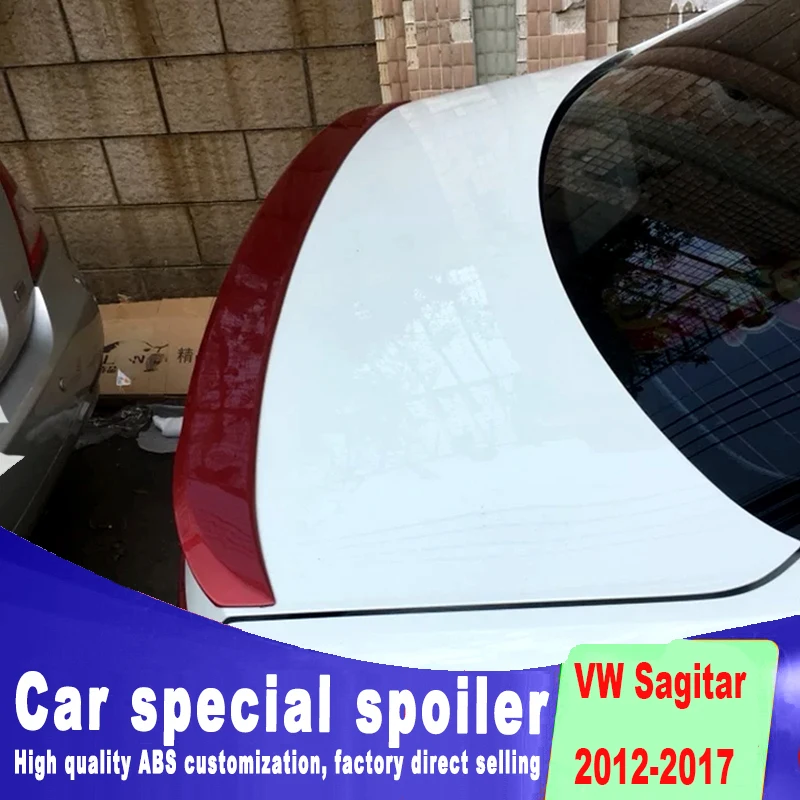 Новый модный дизайн спортивный стиль обтекаемый спойлер для Volkswagen VW jetta Sagitar 2012 2017
