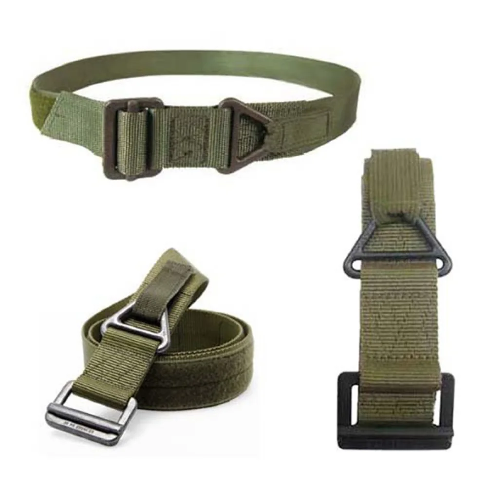 

Fire Militaries Rigger Survival Waist Strap Canvas Belt (Green)