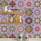 Художественные Переводные картинки, ПВХ полосы, наклейки на плитку для кухни, ванной, пола, гостиной, ретро, сделай сам, Настенный декор, водоотталкивающие обои