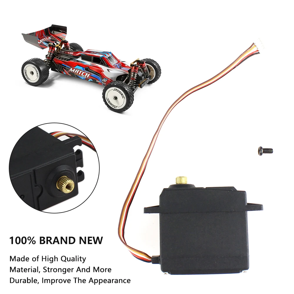 

Wltoys 104001 1/10 запасные части для радиоуправляемого автомобиля 6 кг 5 проводов рулевой сервопривод 1923 Запчасти для моделей автомобилей