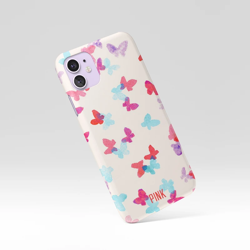 

Butterflies Case For iPhone 12 Mini 11 Pro Max X XR XS Max 7 8 Plus Soft PC Back Cover 2021NEW For girls