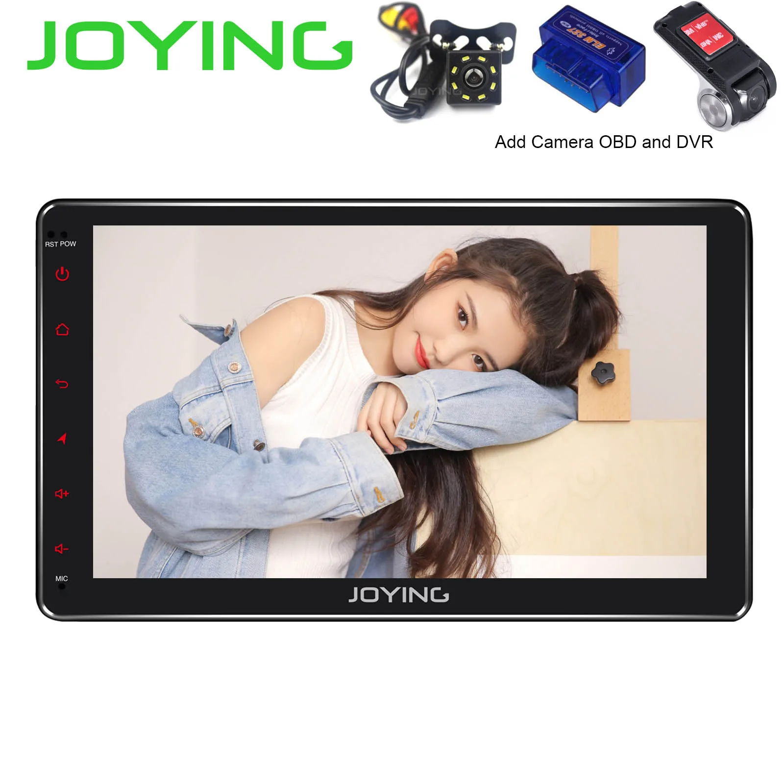 Add Camera DVR OBD 1" gps навигация двойной 2 Din 2 ГБ+ 32 ГБ Android 8,1 автомобильный Радио стерео головное устройство мультимедиа без DVD плеер встроенный DSP Зеркало Ссылка - Цвет: Add Camera DVR OBD