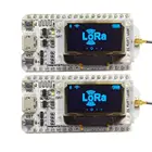 2 шт., 868 МГц, SX1276 ESP32 LoRa 0,96 дюйма, синий OLED дисплей, Bluetooth-совместимый Wi-Fi Lora Kit 32 модуля IOT макетная плата