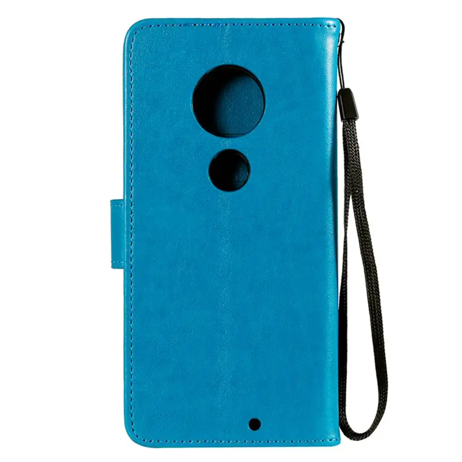 Флип-кейс из искусственной кожи для Motorola Moto G7 G6 Plus механизм 3D Cat& Flower Wallet Capa чехол для Moto E5 Plus чехол для телефона