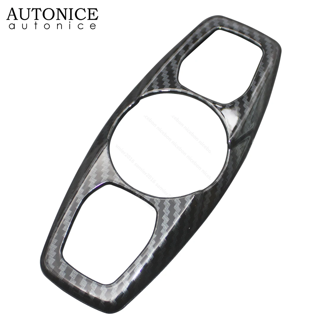 Углеродное волокно Цвет чтение светильник отделка Подходит для Ford Focus Kuga Escape