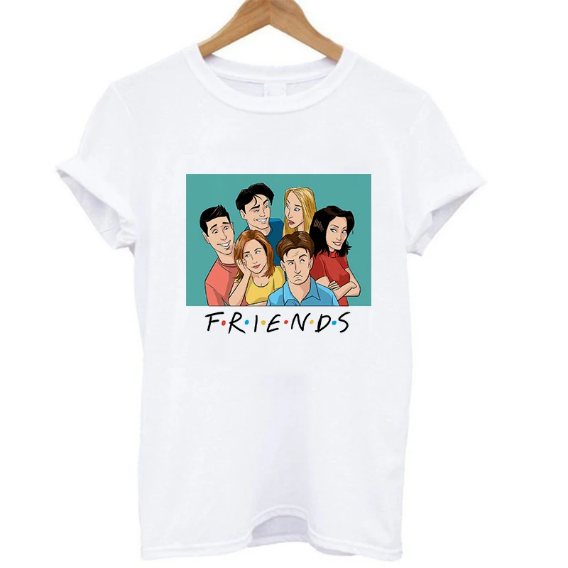 Женская Повседневная футболка с коротким рукавом свободного покроя