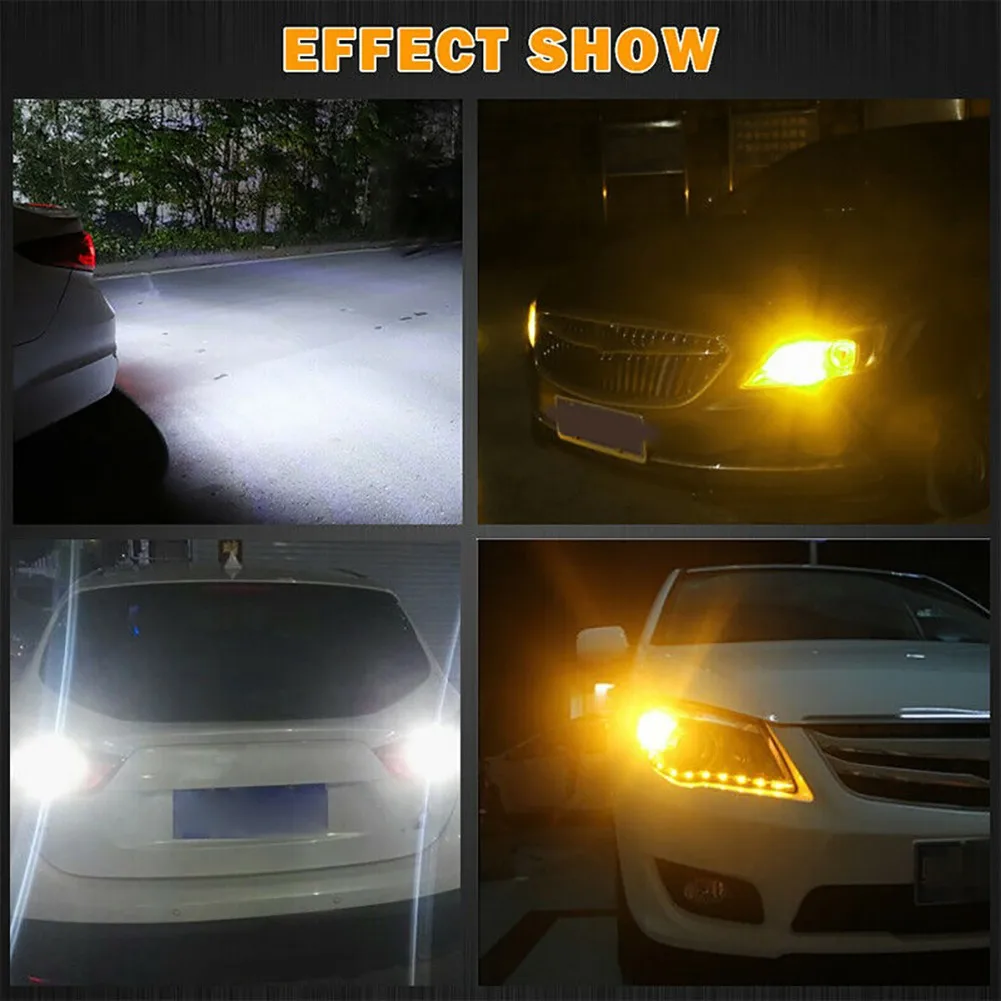

Parts Side Light Bulb Replacement 4X Accessories Amber LED Turn Signal