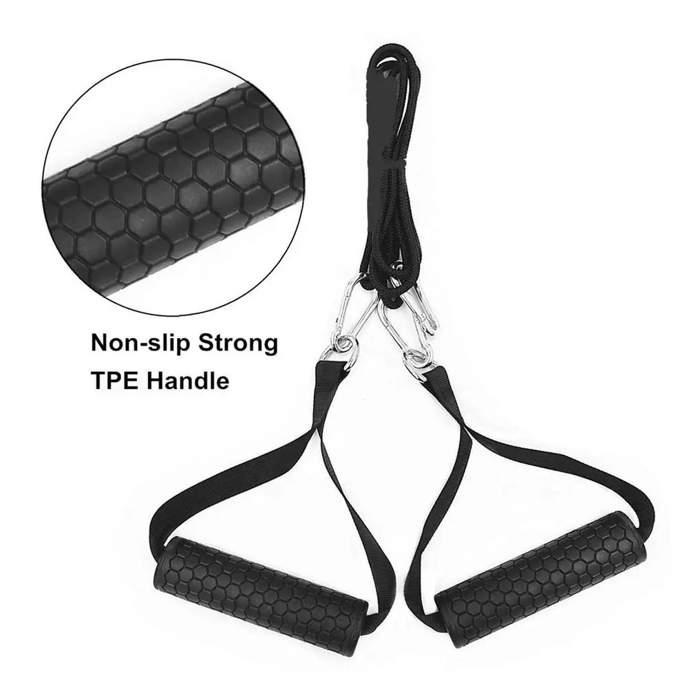 

Exercise Handles Grips Heavy-duty Cable Pulley Handles Equipment Strength Hanging Training Strap Fitness Exerciser Workout Belt