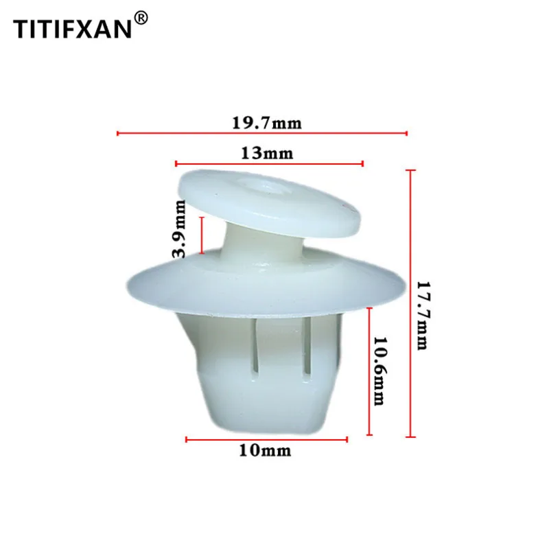 

10 шт. автомобильный задний фонарь, фиксирующий зажим для внутренней панели для Toyota Corolla Prado Reiz Camry Crown RAV4, пластиковые крепежи