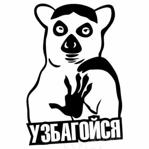 

Наклейка на окно автомобиля, бампер, ноутбук