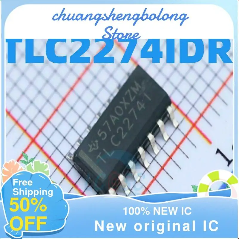 

10-200PCS TLC2274IDR TLC2274I SOP-14 New original IC