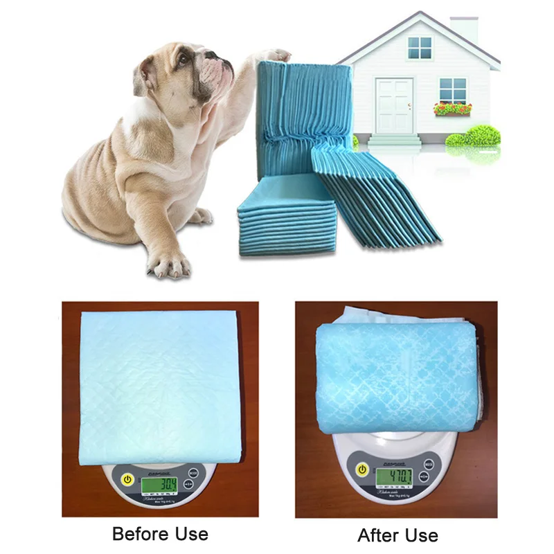 Dog Cat Toilet Pee Training Pads Indoor Puppy Pet Absorbent Diapers 20-100 PCS Antibacterial Protection Tear Resistant Covers | Дом и сад