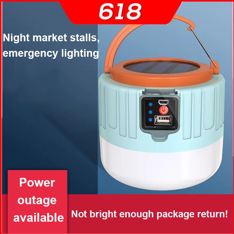 

280 Вт Солнечный светодиодный Кемпинг Светильник Солнечный Свет Палатка лампы USB Перезаряжаемые лампы Фонари флэш-светильник